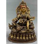 Tara, Buddha, Bodhisattva. Mit Naga. Wohl Tibet, China alt.