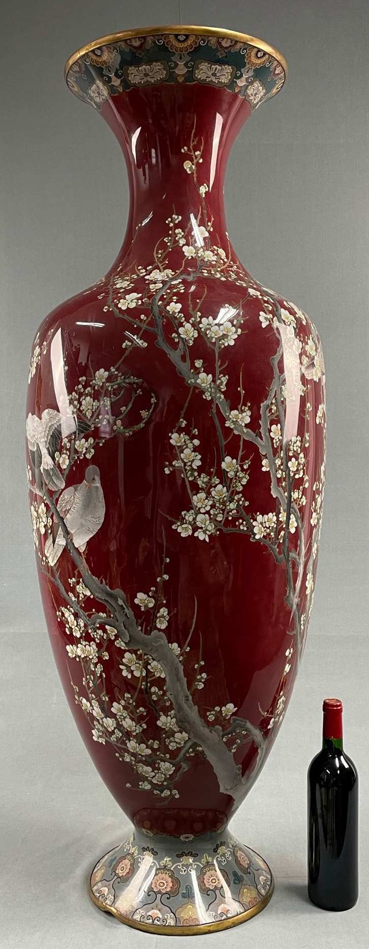 Große Cloisonné Vase. Japan. - Image 19 of 29