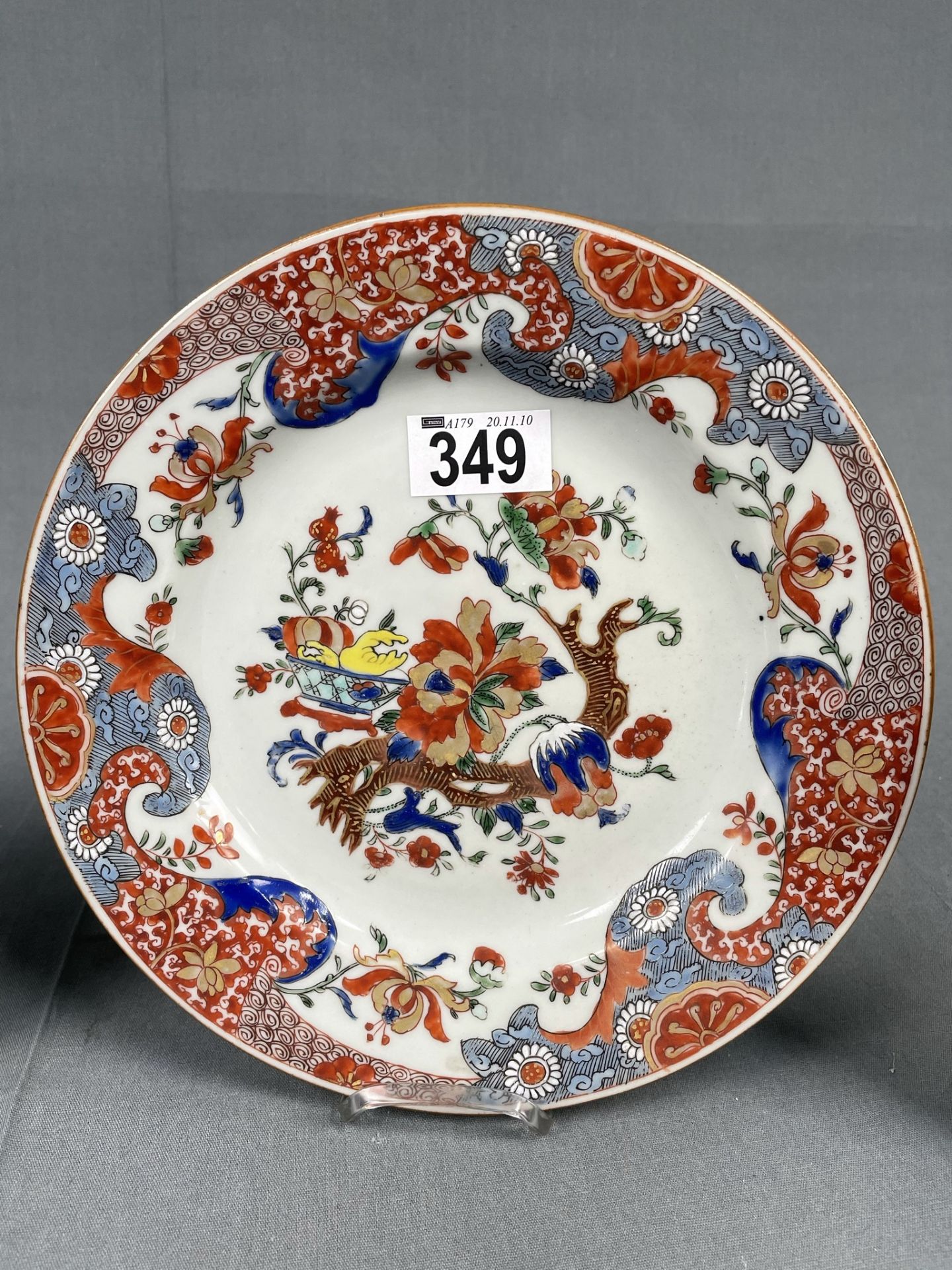3 Teller und eine Schale. Wohl China antik 18. / 19. Jahrhundert? - Image 4 of 10
