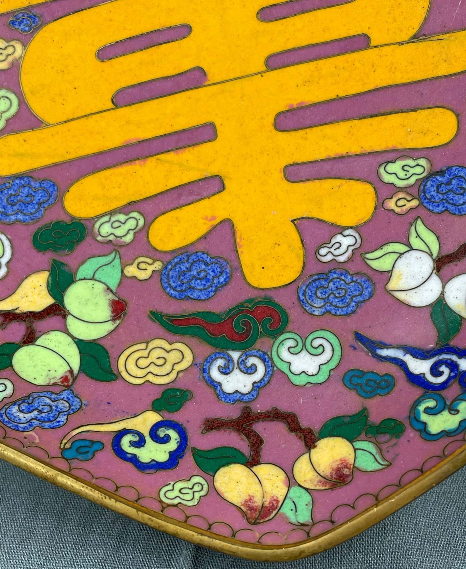 Fußschale. Cloisonné. Wohl China, Japan antik. - Image 6 of 15