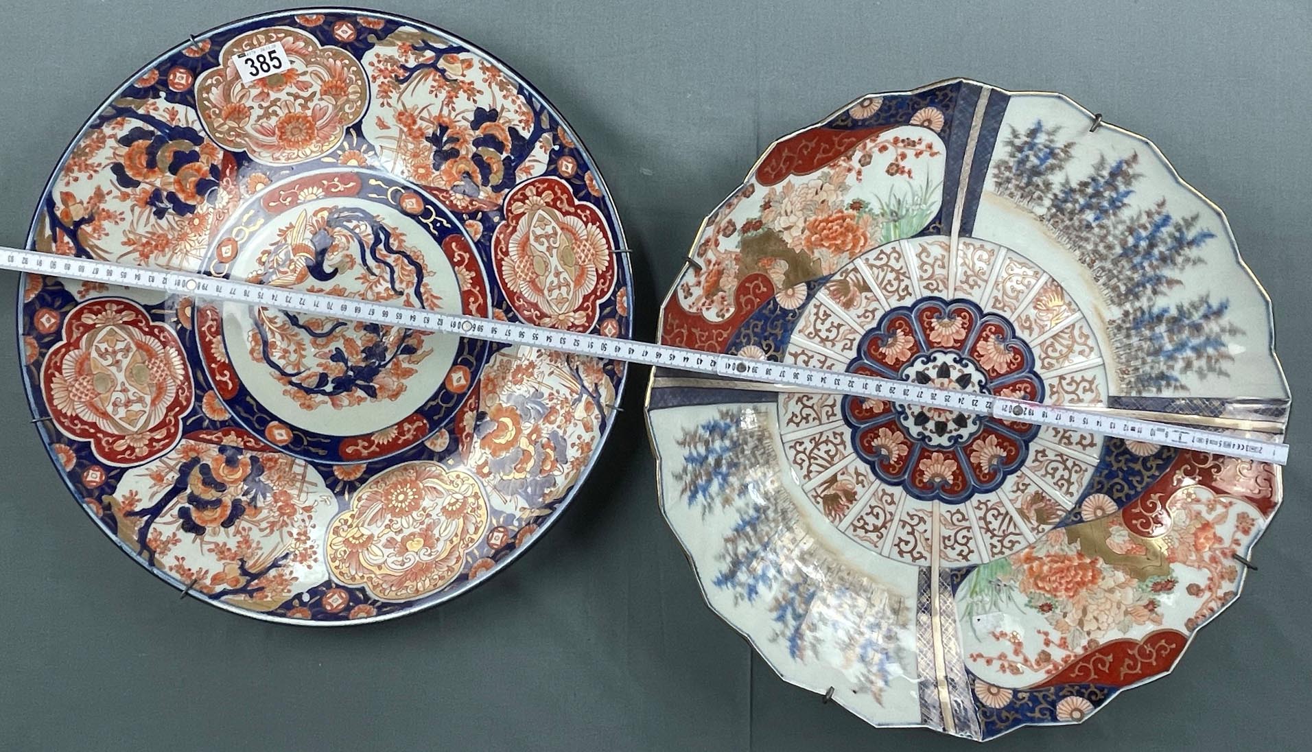 2 große Platten. Porzellan. Wohl China antik. - Image 18 of 18