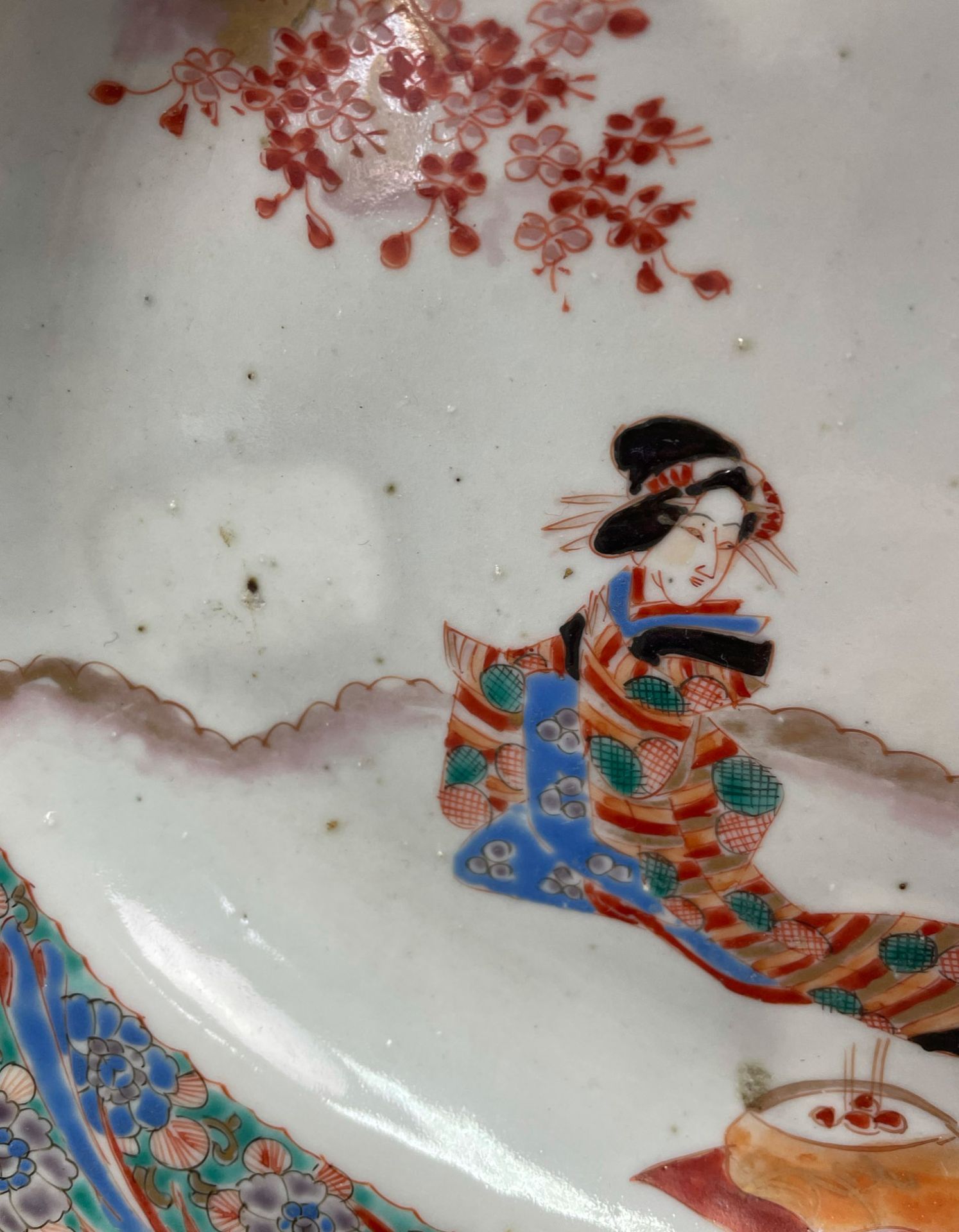 3 Teller und eine Schale. Wohl China antik 18. / 19. Jahrhundert? - Image 6 of 10