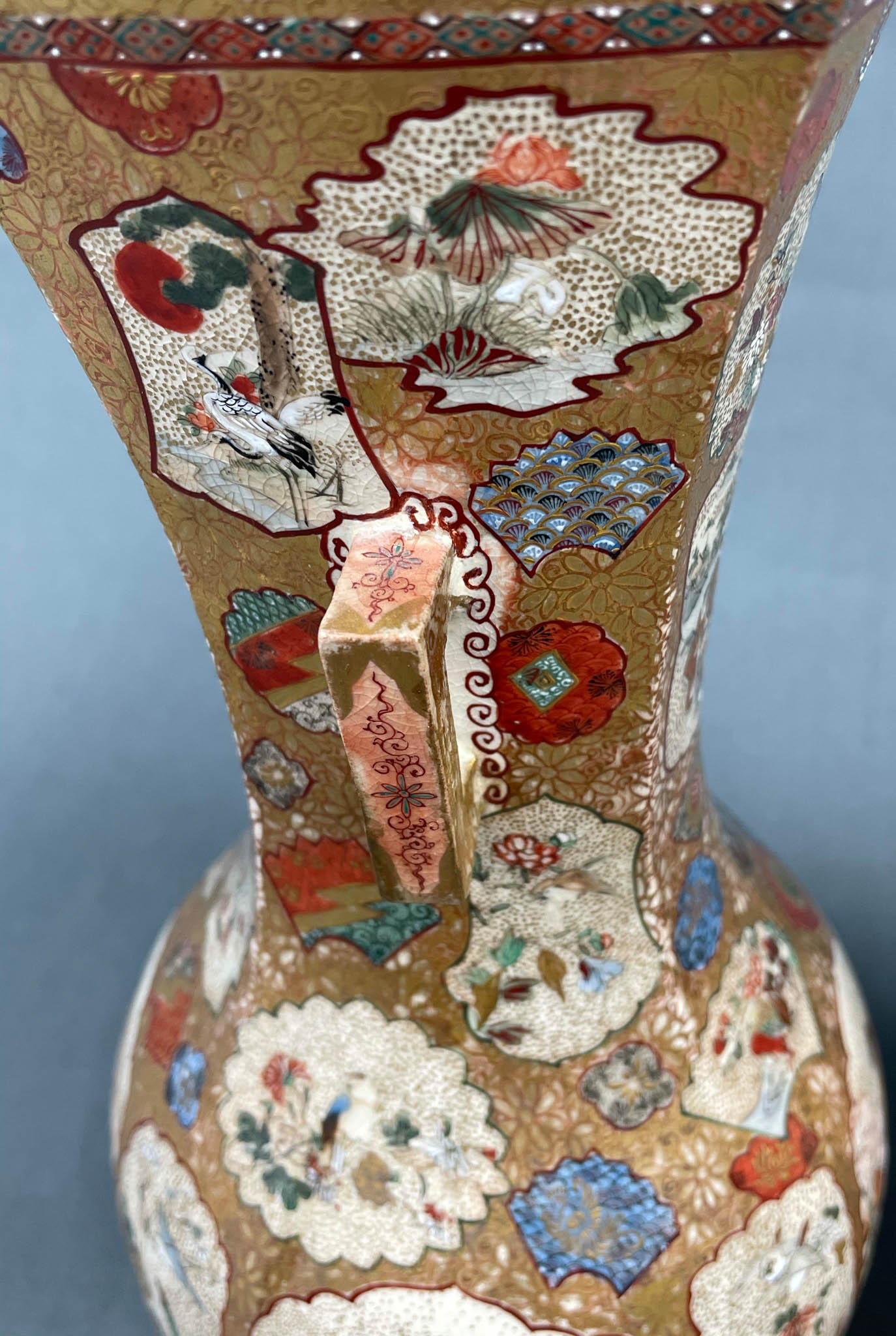 2 Satsuma Vasen. Wohl Japan antik. - Image 6 of 15