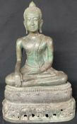 Buddha. Wohl Thailand antik, Kupferlegierung? Bronze?