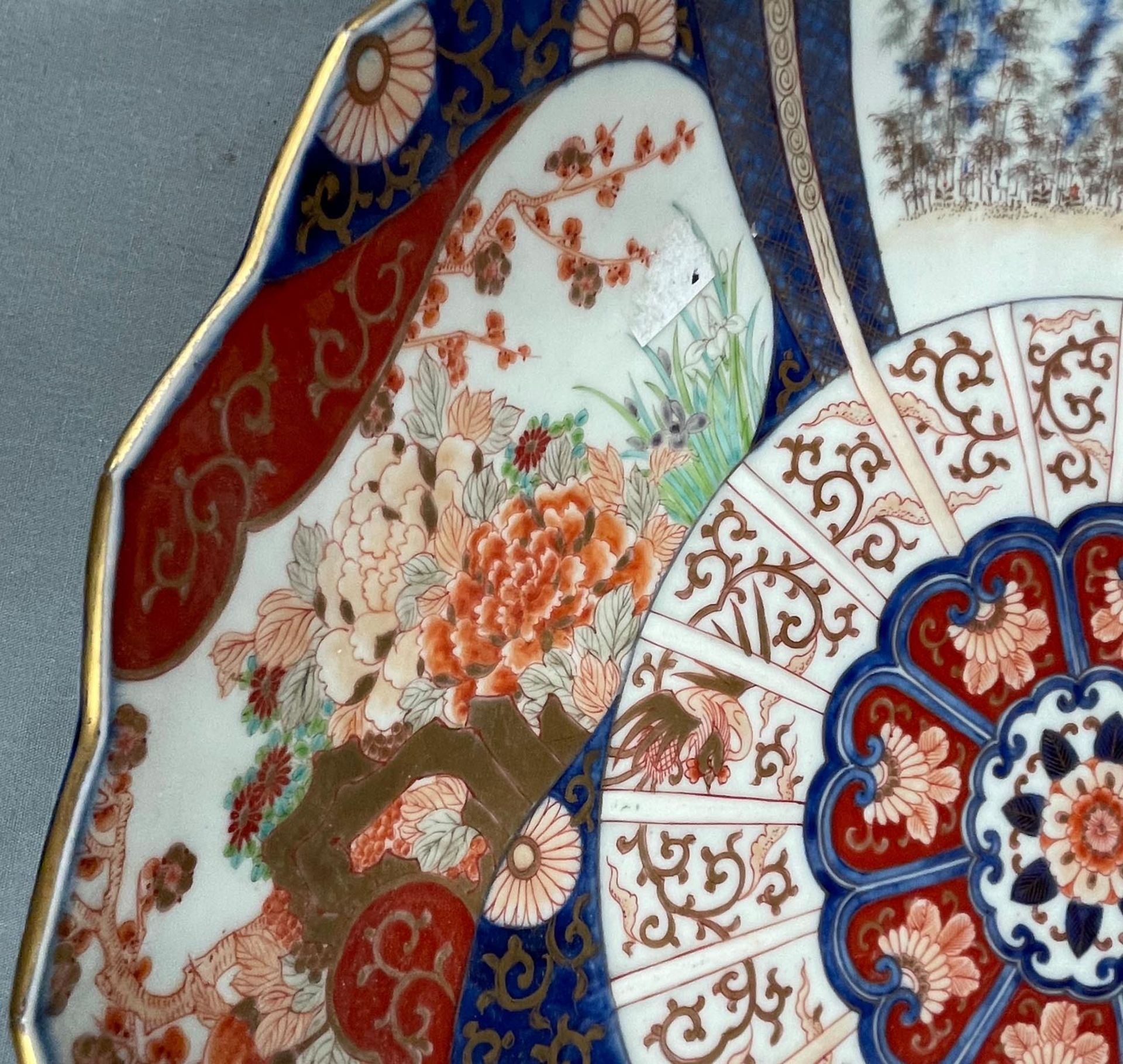2 große Platten. Porzellan. Wohl China antik. - Image 7 of 18
