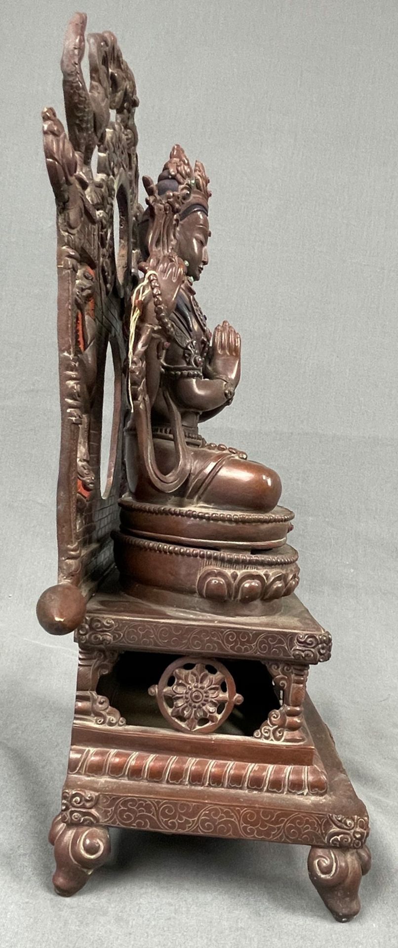 Buddha. Wohl Tibet, China antik, alt. - Bild 4 aus 13