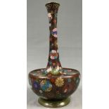 Cloisonne Vase wohl China, Japan antik.