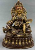 Tara, Buddha, Bodhisattva. Mit Naga. Wohl Tibet, China alt.