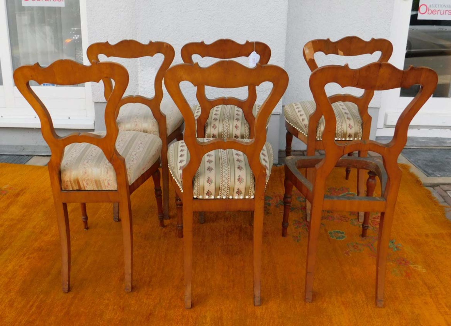 6 Stühle wohl 19. Jahrhundert. - Bild 11 aus 12