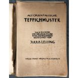 Julius Lessing. Buch. "Altorientalische Teppichmuster"