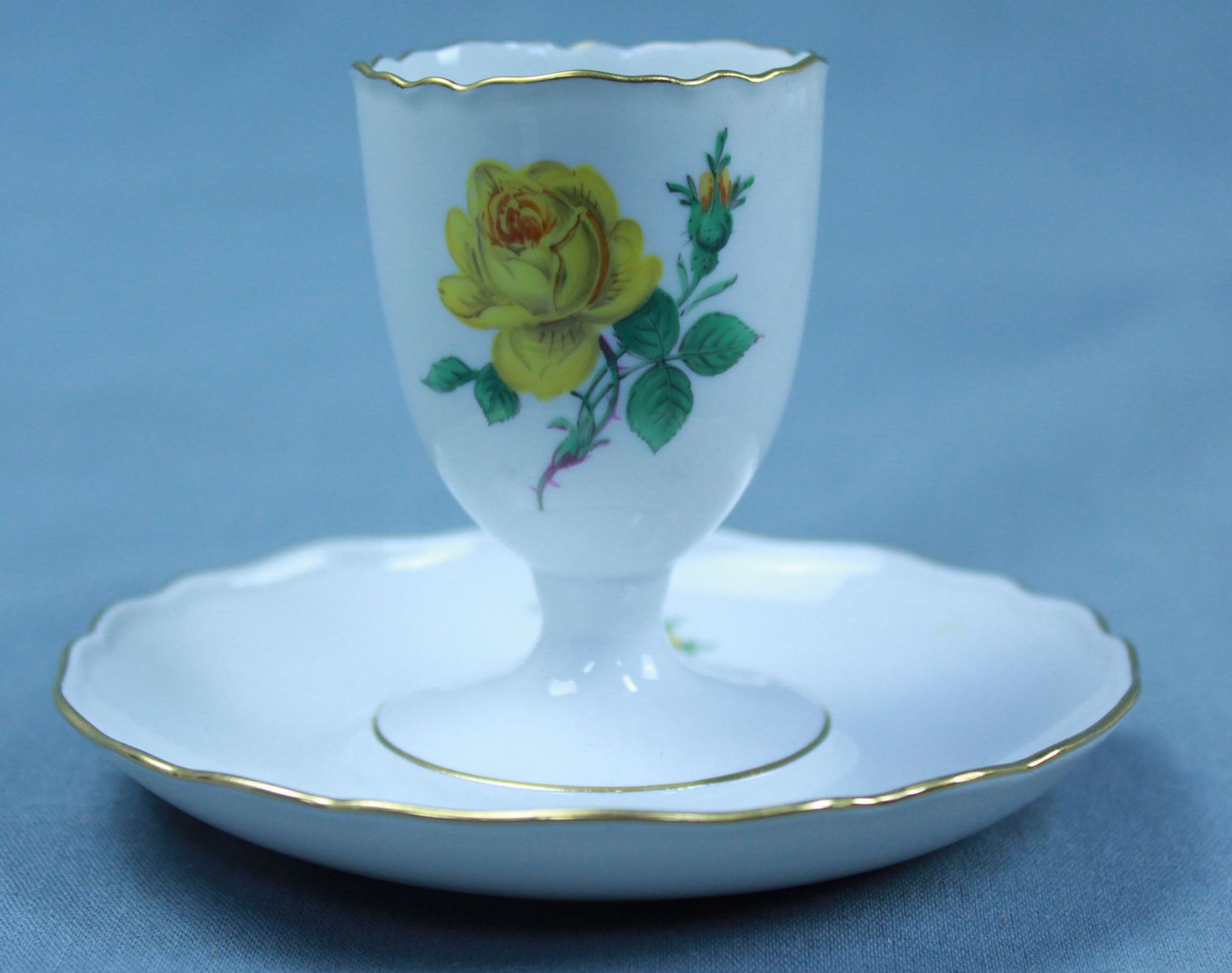 Meissen Porzellan. Konvolut Gelbe Rose. - Image 55 of 70