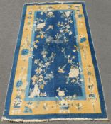China / Mongolei Teppich. Antik.