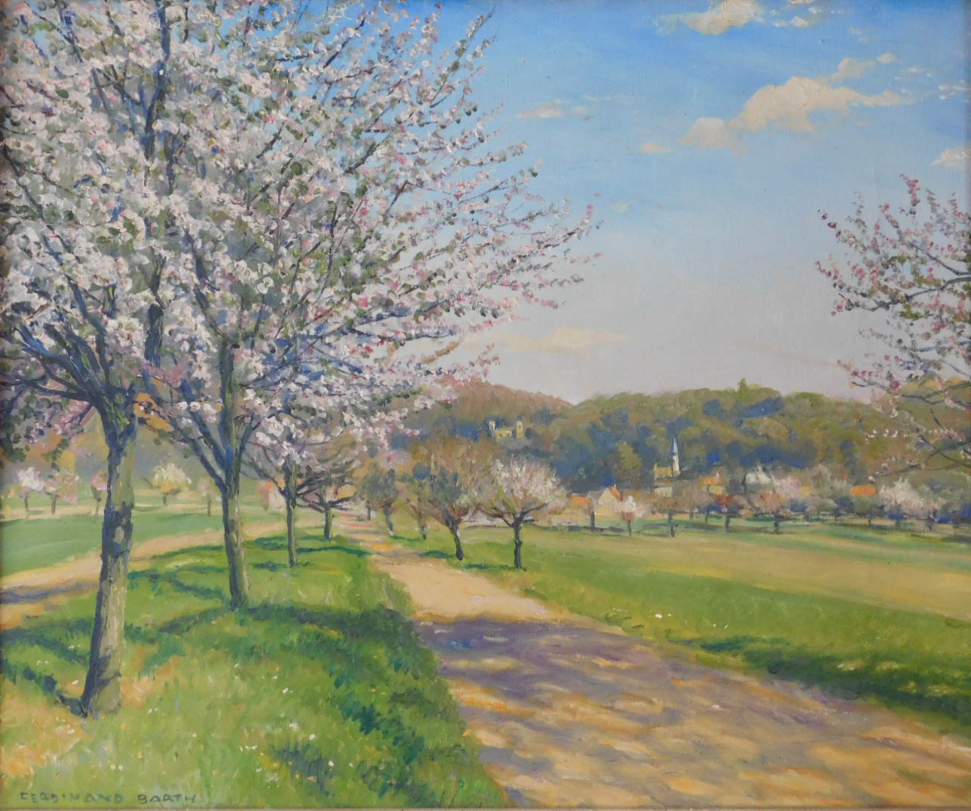 Ferdinand BARTH (1902 - 1979). Mandelbaumblüten, 1942.