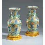 Paar Ormolu - Vasen