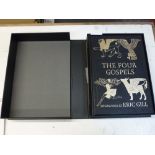 A 2007 Folio Society limited edition of The Four Gospels illustrated by Eric Gill, no. 2295/2750,
