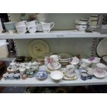 A Portmeirion Ella Doran 'Tahiti' pattern part tea service approximately 17 pieces, six Royal