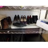 Ladies' shoes and boots including Dior, Gucci, Calvin Klein, DKNY, Betty Jackson and KG, a small