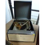 A 1960s Bush SRP31 portable record player [upstairs shelves] TO BID ON THIS LOT AND FOR VIEWING