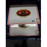 Presumidos hand-made Dominican cigars, Churchill Connecticut, comprising two unopened boxes of 25,