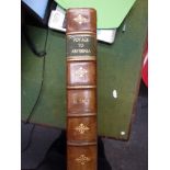 Two books in restored calf bindings: Henry Salt, 'Voyage to Abyssinia', London 1814; and Edmund