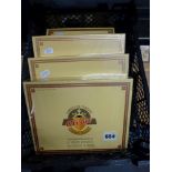 Alvaro Elegantes cigars, comprising 4 boxes of 25, original plastic wrapping [X] TO BID ON THIS