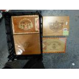 Four boxes of cigars, comprising: 25 Alhambra Vegas, original plastic wrapping; 25 Henri
