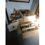 A good collection of various old and antique picture frames, stretchers, mounts, etc. (Qty) TO BID