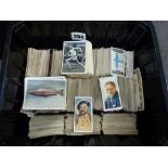 An extensive collection of old cigarette cards all loose mainly WD & HO Wills, John Player & Sons,