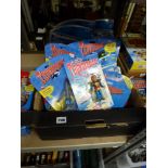 Thunderbirds blister pack vehicles and figures including Bandai Thunderbird 2, Thunderbird 4 and