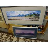 Grey Griffith, a framed photograph of snow-capped mountains, signed, and a Tony Max framed limited