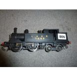 Trains: an '0' gauge electric tank locomotive, LNER [upstairs shelves] TO BID ON THIS LOT AND FOR