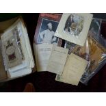 An interesting ephemera lot including old auction catalogues five from Christie Manson & Woods all