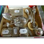 Silver smallwork, late Victorian and later, mainly English, comprising: a substantial vesta case,