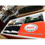 Trains: a Mamod Steam Railway Co. model train set RS1 in original box [upstairs shelves] TO BID ON