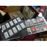 A cigarette card lot including a good album of famous boxers from Singleton & Cole Ltd., Derby and