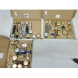 41 vintage mechanical wrist watches for restoration, comprising: Diantus, Dijon, Dopas, Eden,