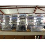 A large collection of 48 boxed Batman series model vehicles by Eaglemoss Ltd, including Batman, Dark