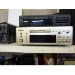 An electrical lot comprising a Teac Mini-disc deck MD/H500i, a Kenwood stacking system comprising
