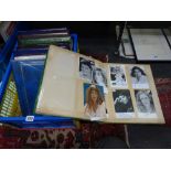 The collection of Chris being four volumes of studio photographs many of them signed of stars of