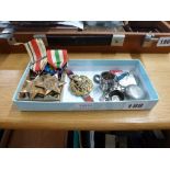 A medal lot including a group comprising 'For Long Service and Good Conduct', and a 1914-18 medal