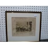Frank Paton, four etchings of country sports with dogs, signed in pencil (21 x 26 cm), all