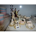 A set of nine Royal Doulton Disney's 101 Dalmatians including Cruella, Penny and Freckles, Pongo and