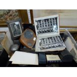 Papers and ephemera relating to Robert Fenemore Jones to include his photograph in a silver frame,