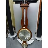 A Shortland Bowen wall hanging barometer in mahogany case. [next to s67] WE DO NOT TAKE CREDIT CARDS