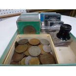 36 Elizabeth II Crowns mostly in presentation boxes and a quantity of loose UK coinage. WE DO NOT