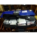 A Vivitar Astronomical square telescope SQ700 - 60 in original box plus a Roberts portable