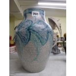 A Pilkington Royal Lancastrian vase, painted by Gladys Rogers with a stylised leaf pattern in