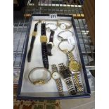 A lady's vintage Tudor wrist watch and 10 other wrist watches, mainly quartz, vintage and newer,
