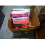 A box of 20 records - Philips, RCA and stereo albums, including rare examples SAL 3491, SB 2151,