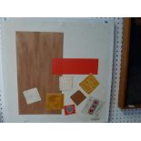 A. Olsen, an oils on canvas semi-abstract Cards of Fate (approx. 60 cm square), and a picture of